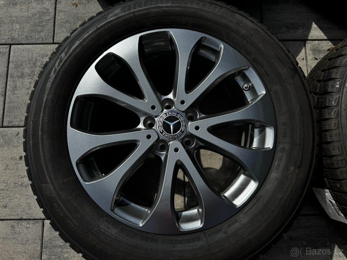 Originál alu kola Mercedes GLC 5x112 R18 253 zimní - 4