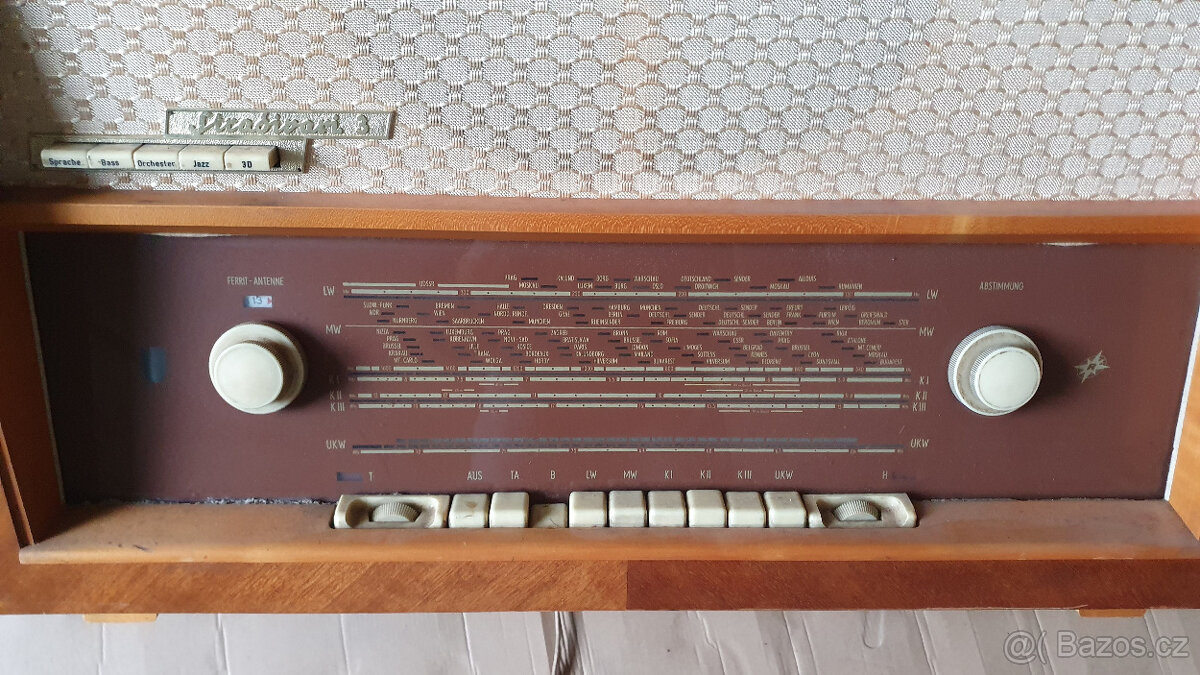 Staré rádio Stradivari 3 Made in Germany - 4