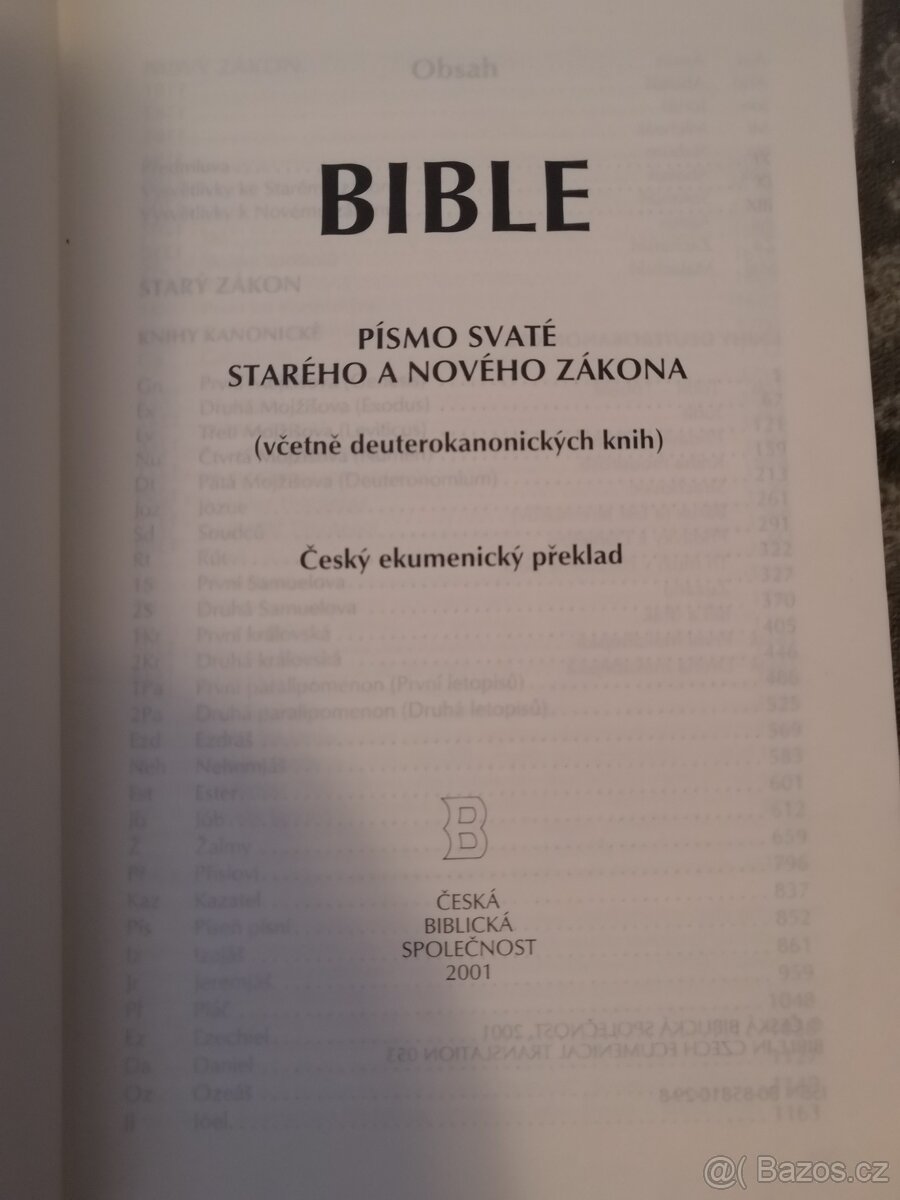 Bible s ekumenickým překladem - 4