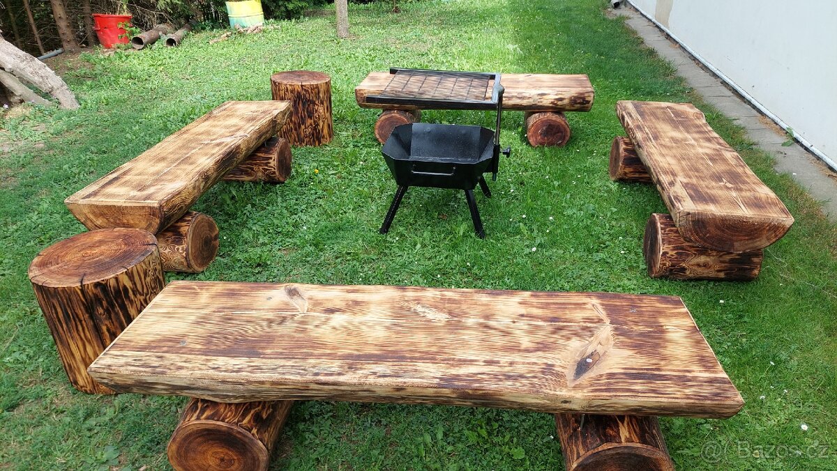 Ohniště včetně laviček - 4