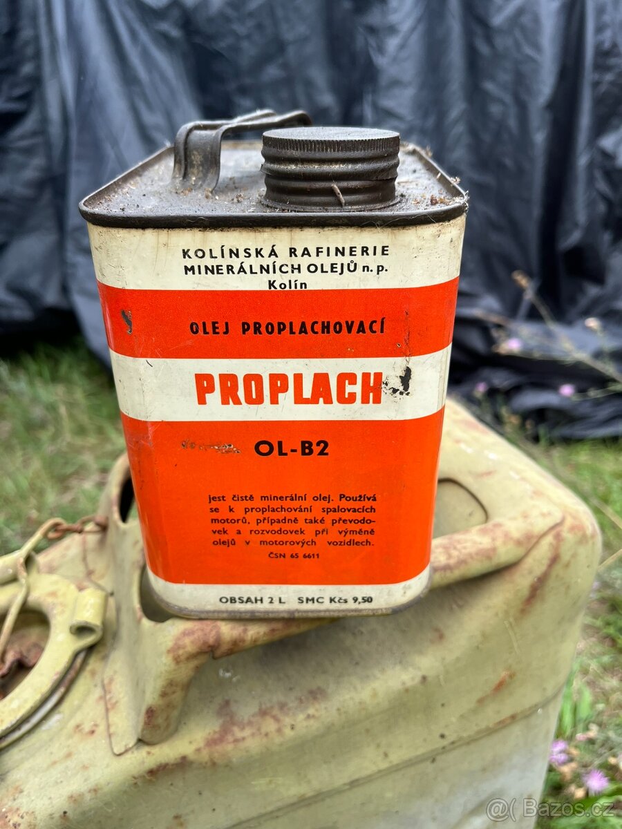 Plechovka od proplachovacího oleje - 4