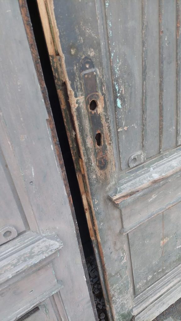 Dveře dvoukřídlé starožitné - 4