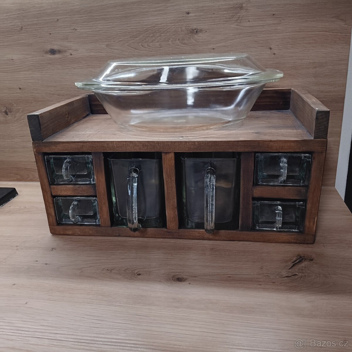 Dřevěný kuchyňský organizér - 4