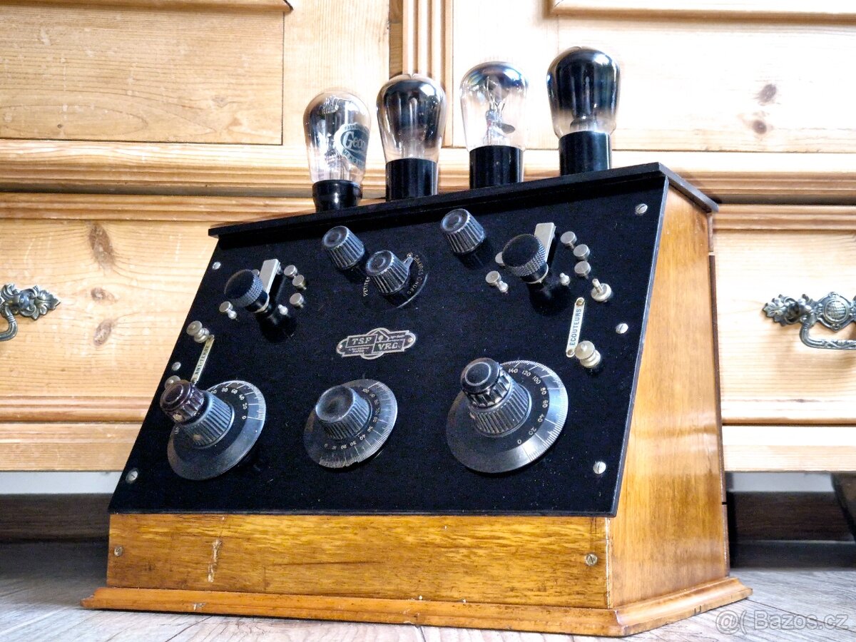 Starožitné rádio V.R.C.,model R2B, 1925 - 4