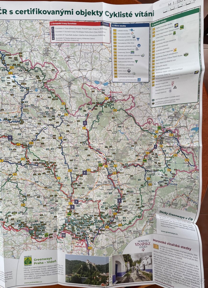 Mapa dálkových cyklotras - 4