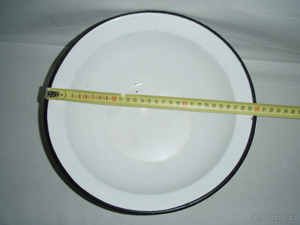 VELKÁ SMALTOVANÁ MÍSA S UCHY č.5 - 4