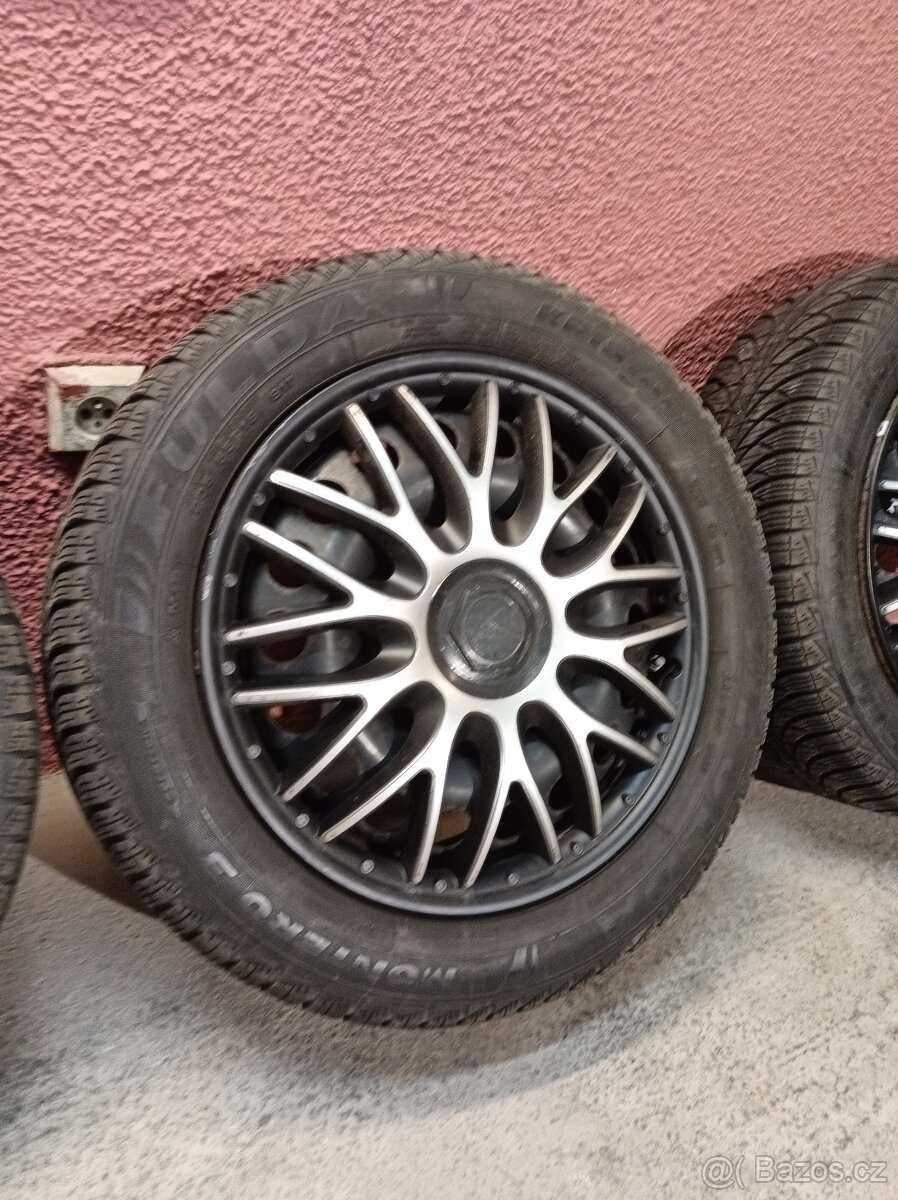 Plechové disky Mercedes 16" 5x112 zimní 205/55 - 4