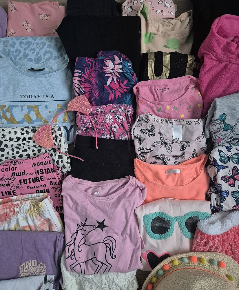 SET OBLEČENÍ HOLKA CELKEM 54 KUSŮ VEL 158/164/170 - 4