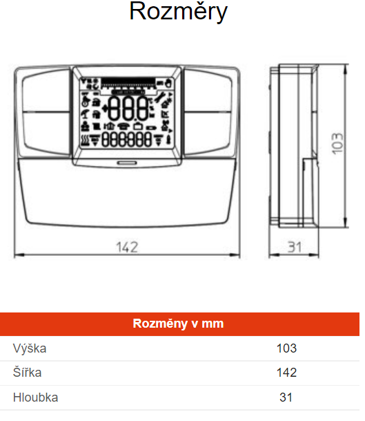 Řídící jednotka-termostat Immer Car V2 - 4