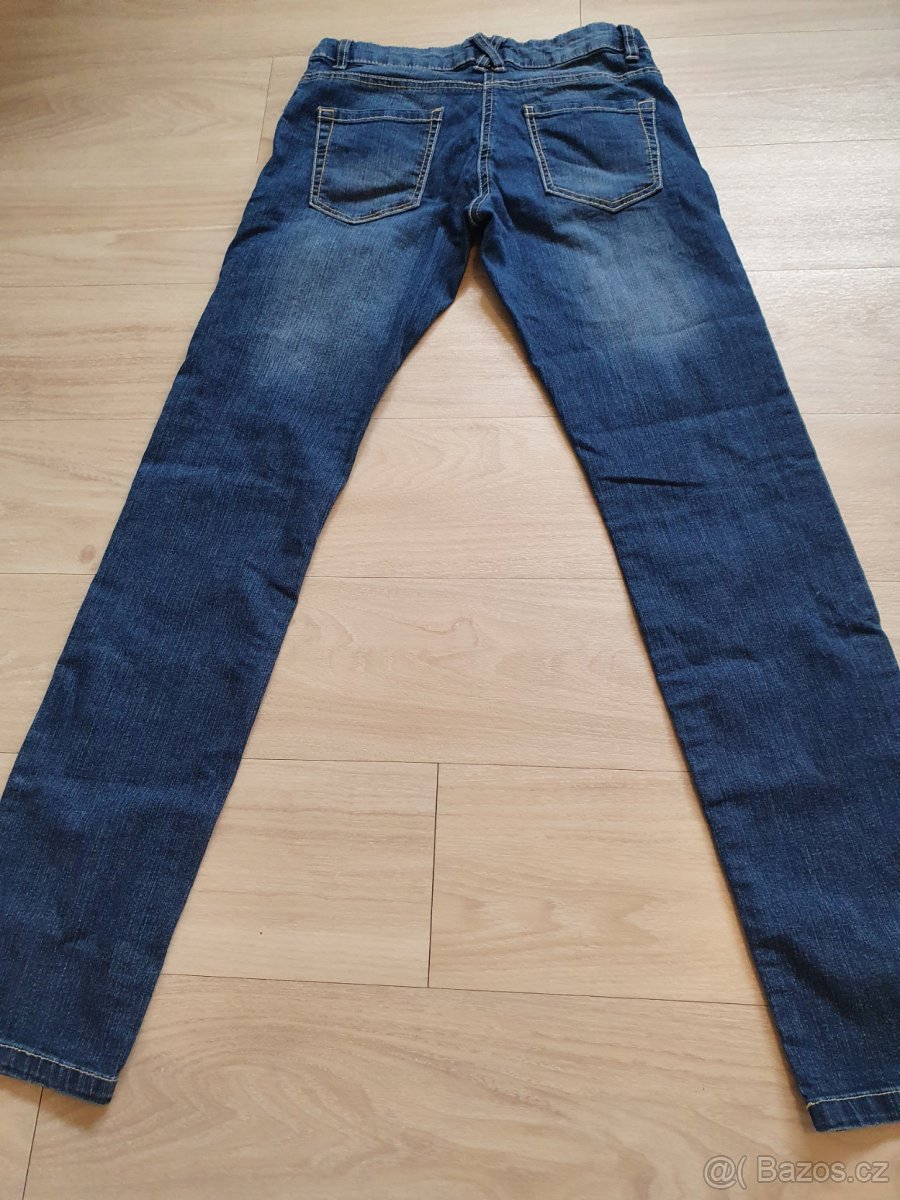 dívčí džíny vel. 164 - 4