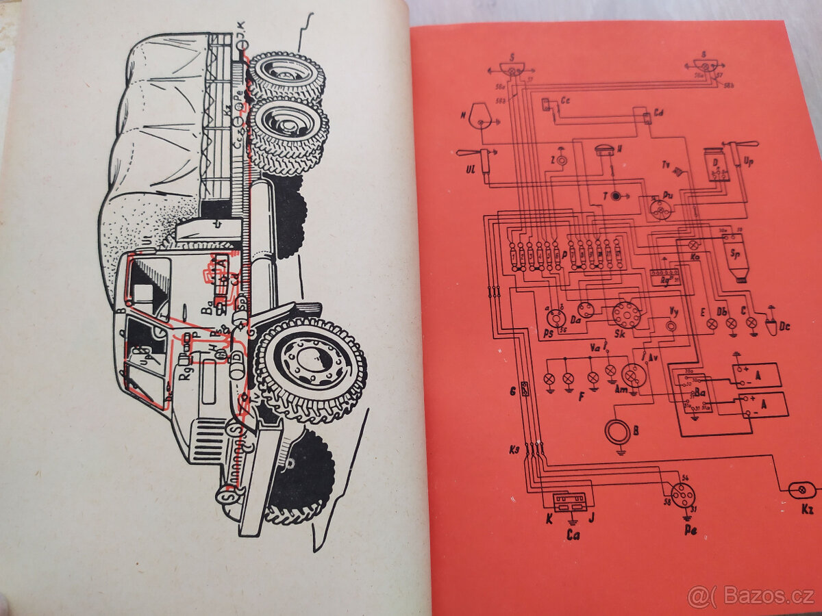 SCHEMATA EL. ZAPOJENÍ UŽITKOVÝCH AUTOMOBILŮ, 1967 - 4