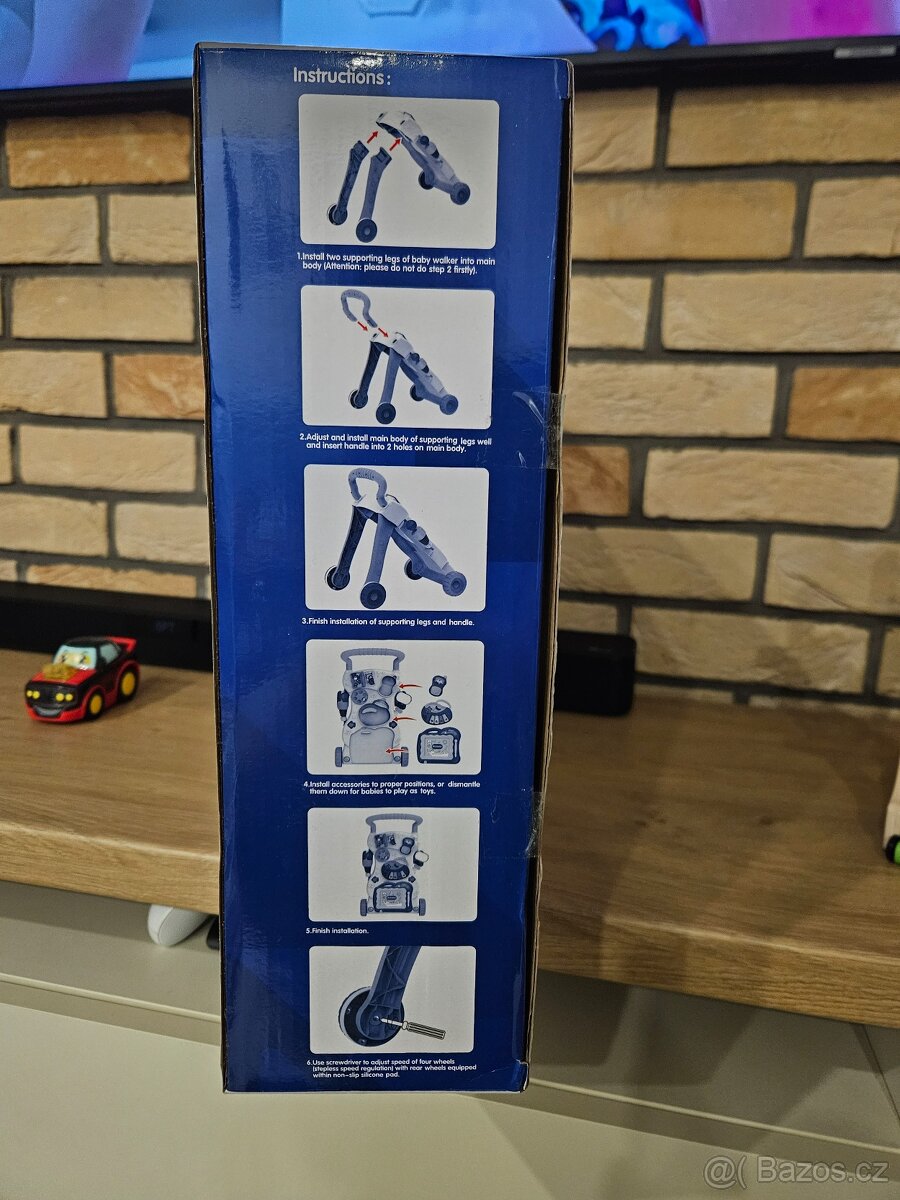 Interaktivní chodítko/odrážedlo Music Walker - 4