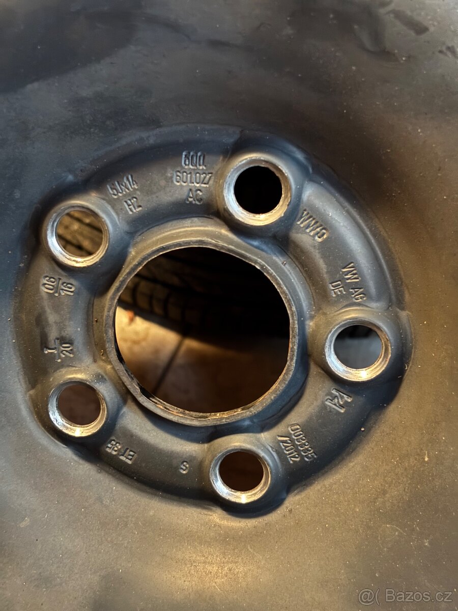 Plechové disky 5x100 R14 - 4