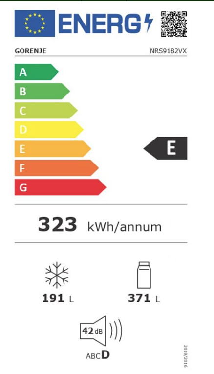 Americká Lednice GORENJE NRS9182VX - 4