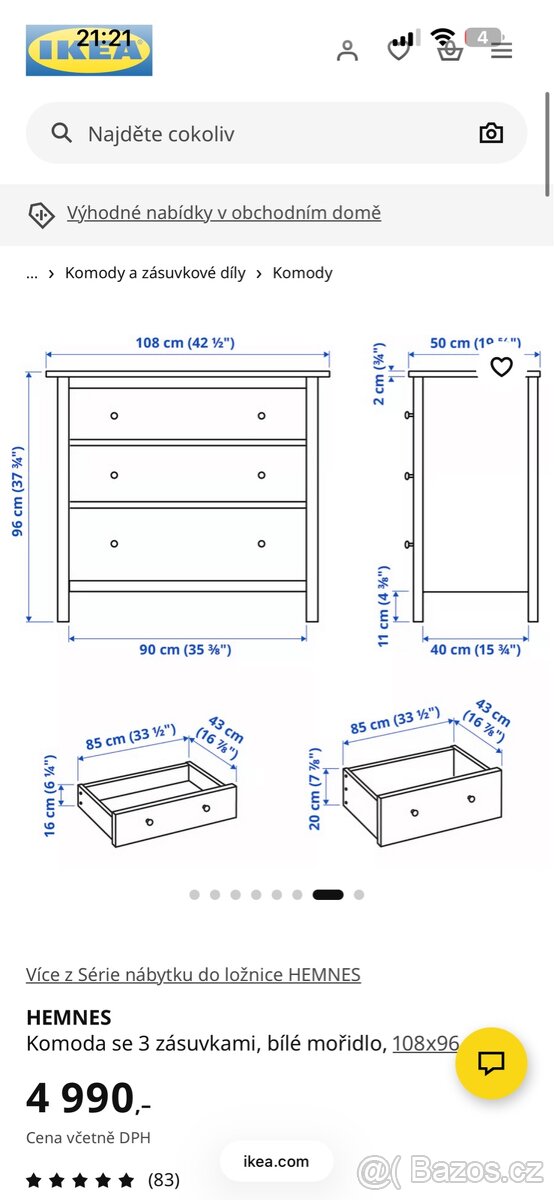 Komoda hemnes - 4