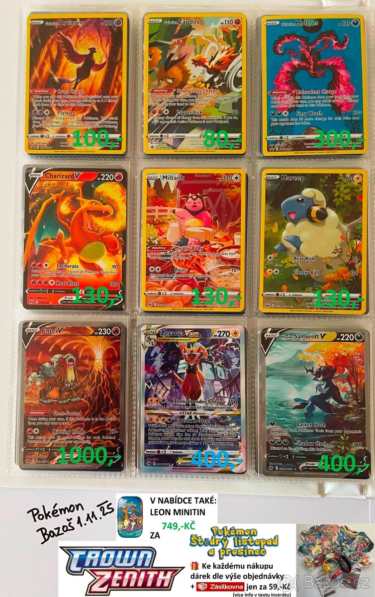 KUSOVÉ KARTY TCG POKÉMON (ORIGINÁL KARTY) (3) - 4