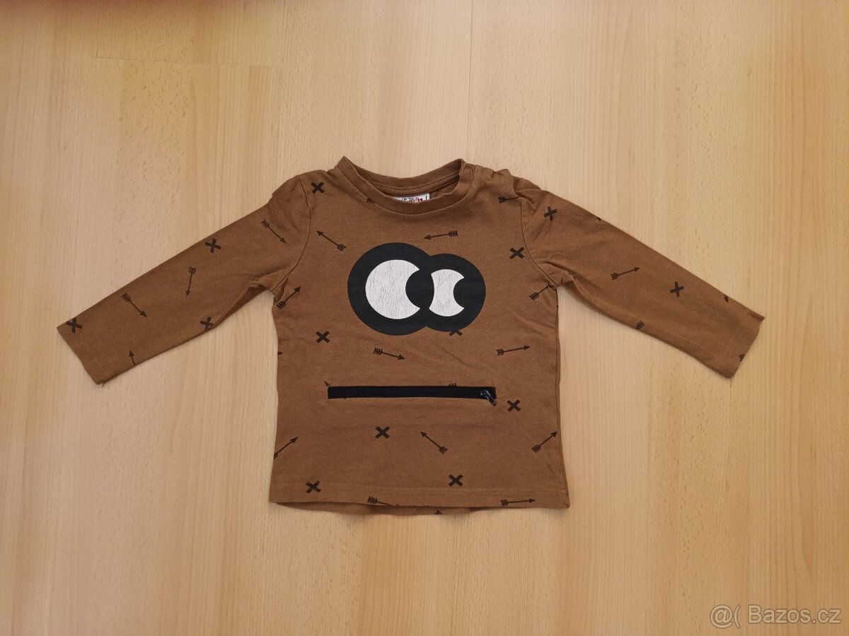 Dětská trička dl. rukáv vel. 92 (4ks) - 4