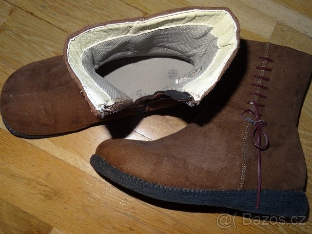 dívčí podzimní/jarní kozačky vel. 34 - 4