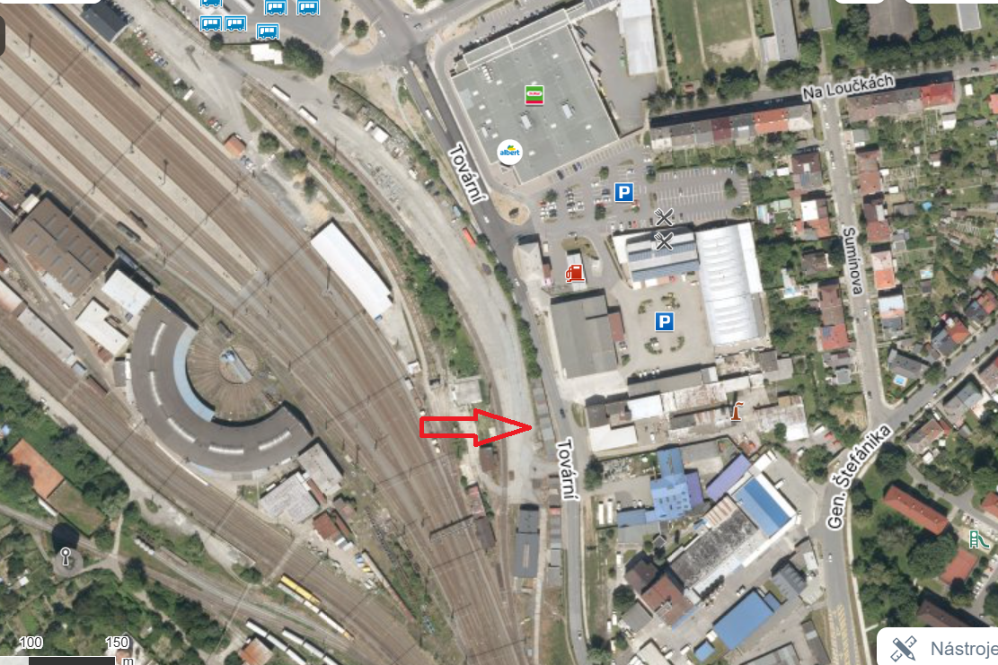 Garáž s elektřinou v Přerově (ulice Tovární) - 4