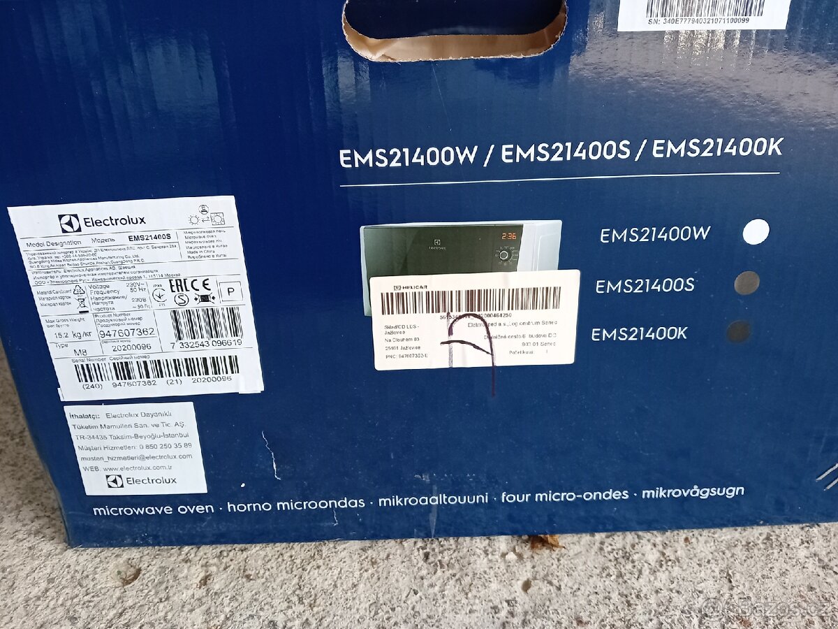 Mikrovlnka Electrolux EMS21400S i grilovani - 4