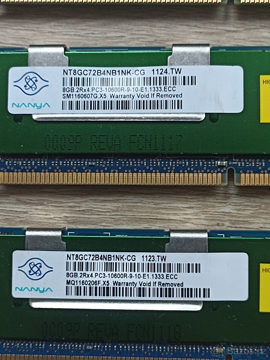 Serverová paměť Nanya 8GB DDR3 ECC 10 ks - 4
