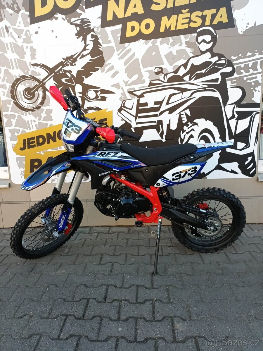 Pitbike Thunder 140cc 19x16 E-start červená - 4