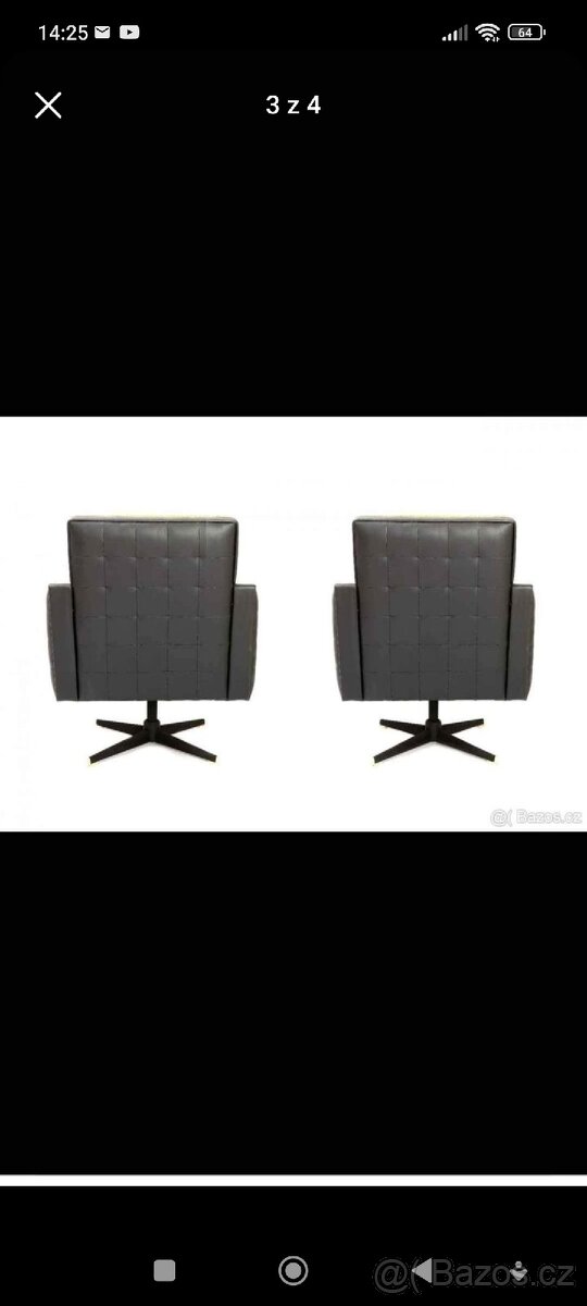 Retro kresl otočná 4 - 4