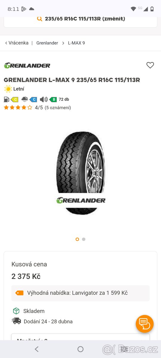 Pneu 235/65R16 C - 4