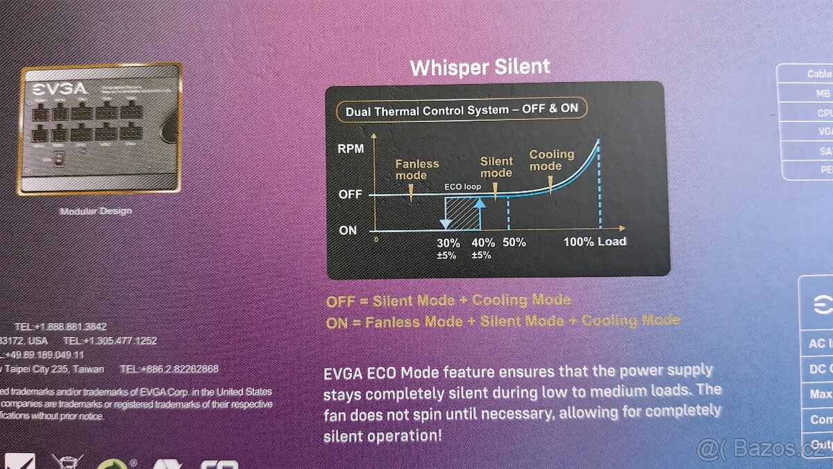 EVGA 850w zdroj - 4