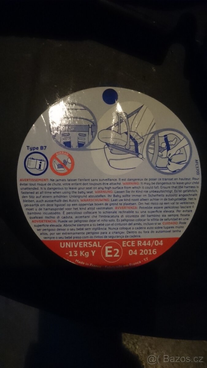 Prodej dětské autosedačky (vajíčka) - 4