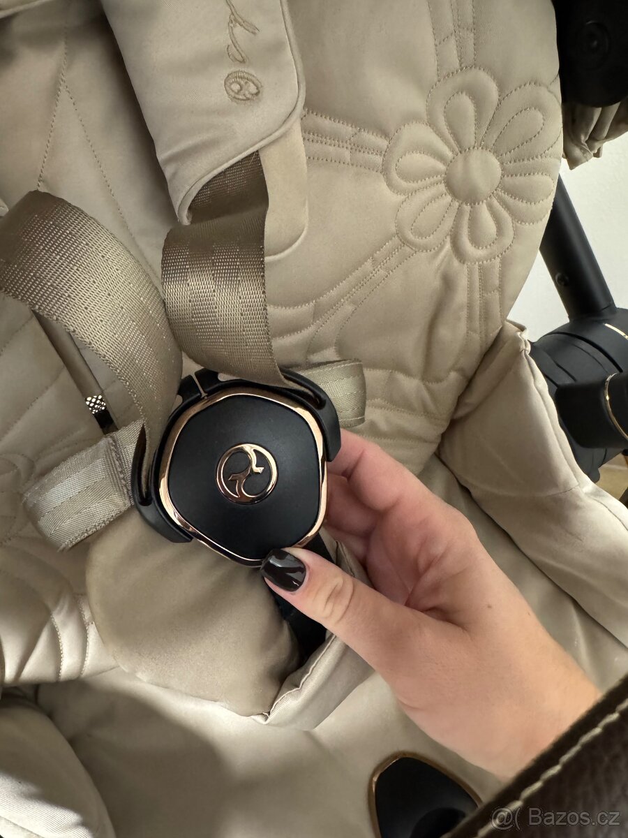 Cybex Mios Beige Flowers Platinum - 4