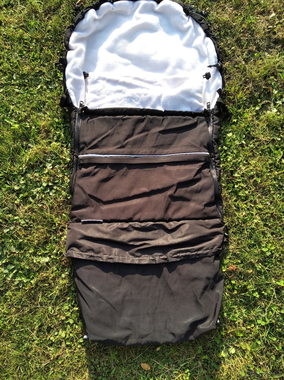 velká sada na kočárek černobílá - 4