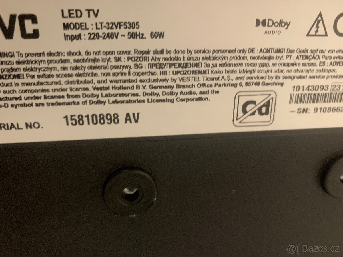 Nepoužívaná led televize zn. JVC LT-32VF5305 (80cm) - 4