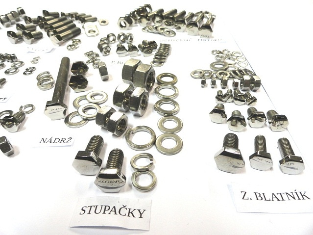 čz 175 / 487, 477 spojovací materiál a diely - 4