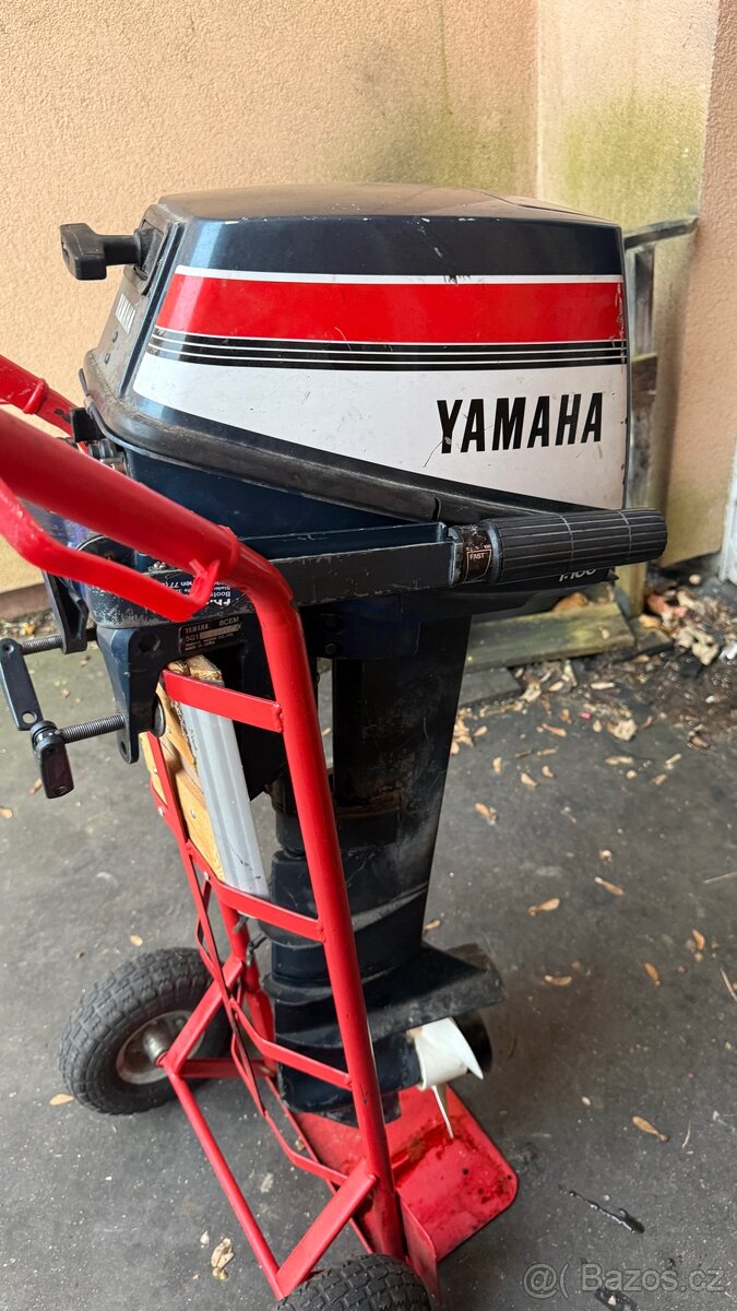 Lodni motor Yamaha 8hp 2t 2valec, dlouha noha - 4