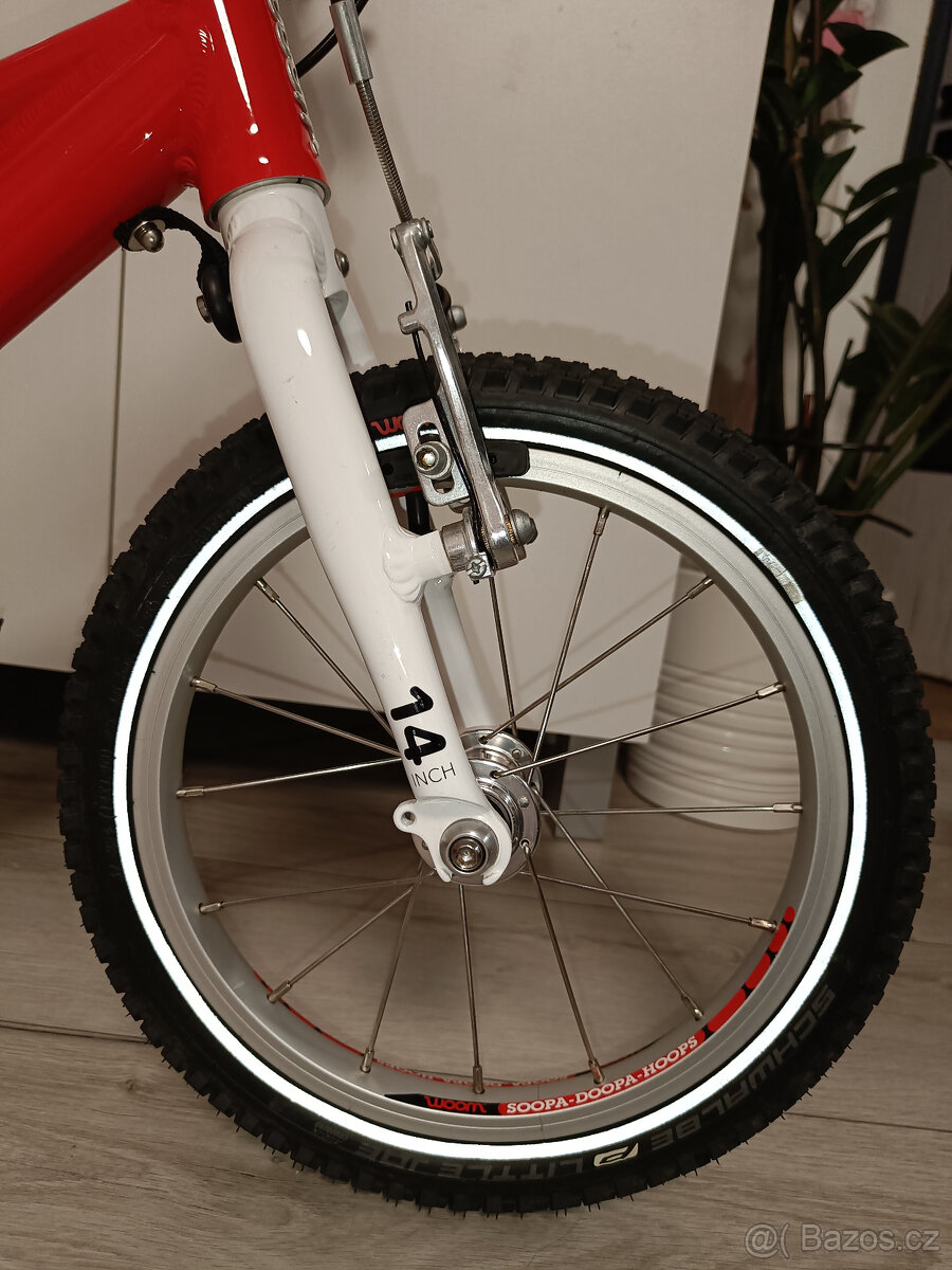 14" Dětské kolo Woom 2 - červená - 4