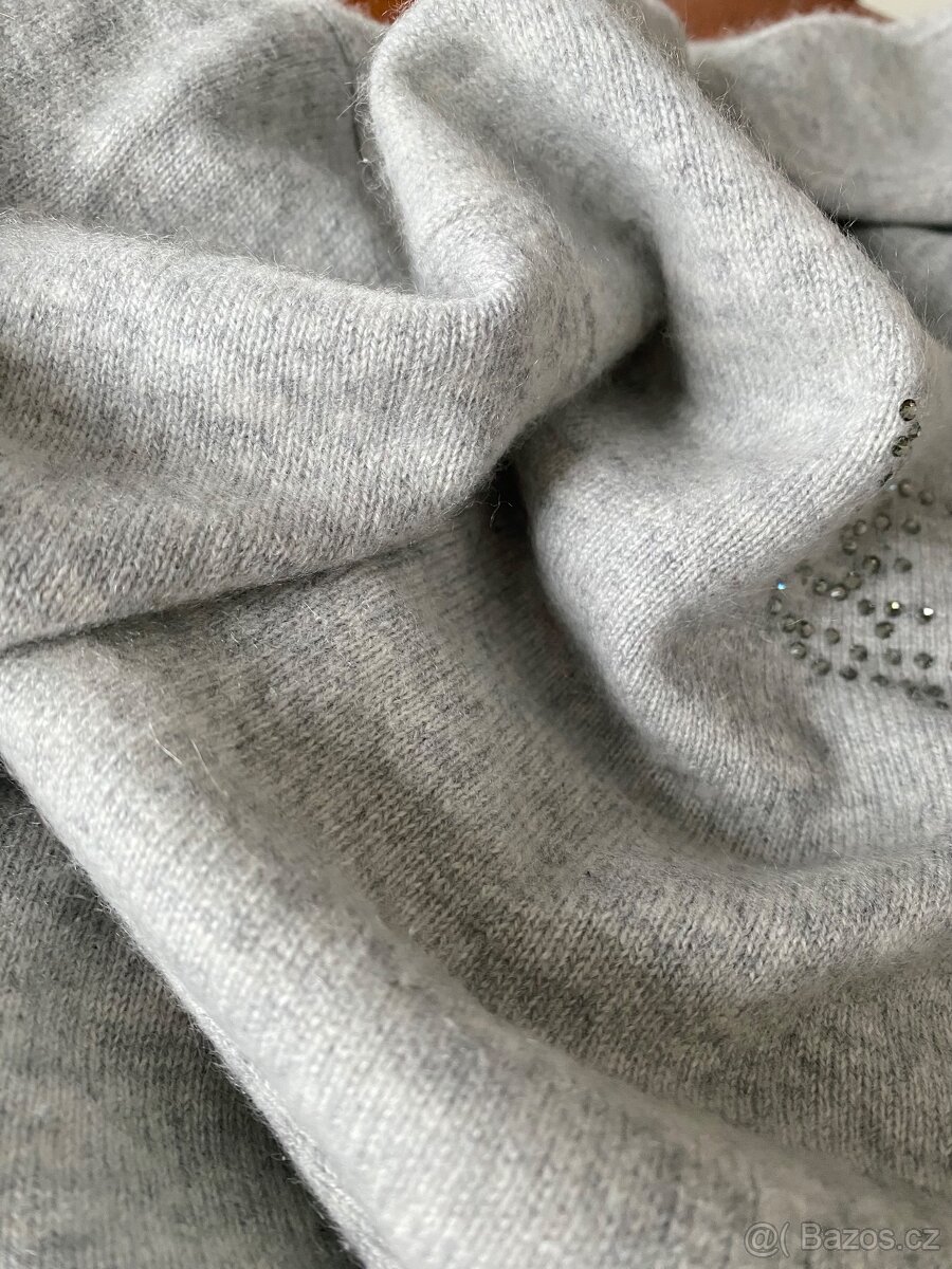 100%kašmír-Kašmírový svetr zn.Peter Hahn - 4