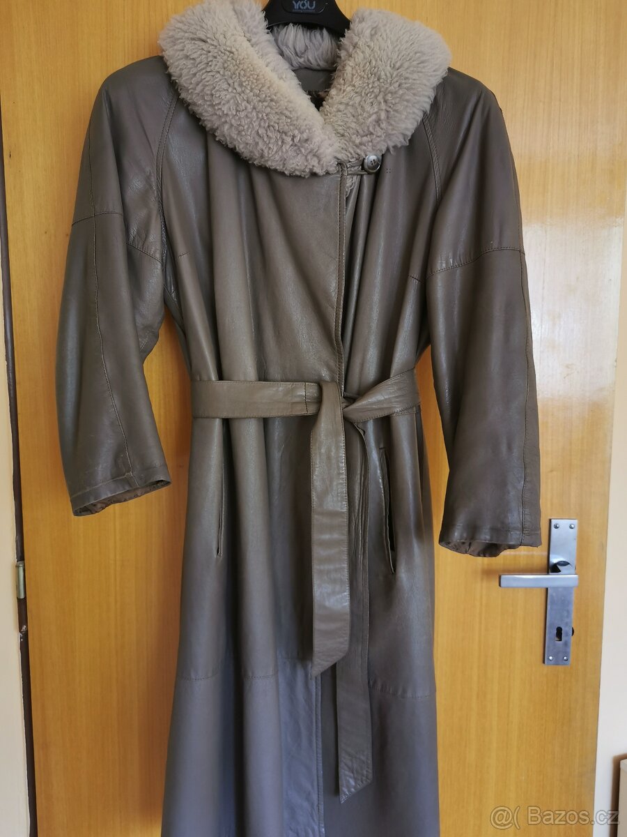 Dámský kožený kabát - 4