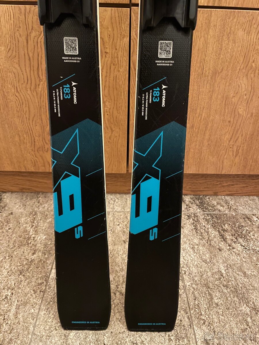 Lyže Atomic Redster X9 183cm, TOP stav - 4