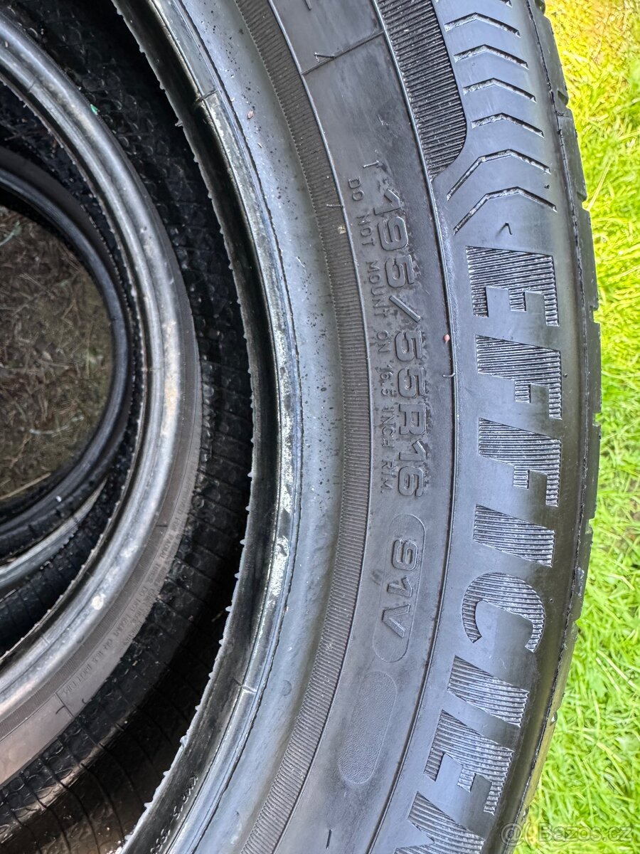 Letní Good&Year 195/55/16 DOT08/22 vzorek 6,4mm - 4