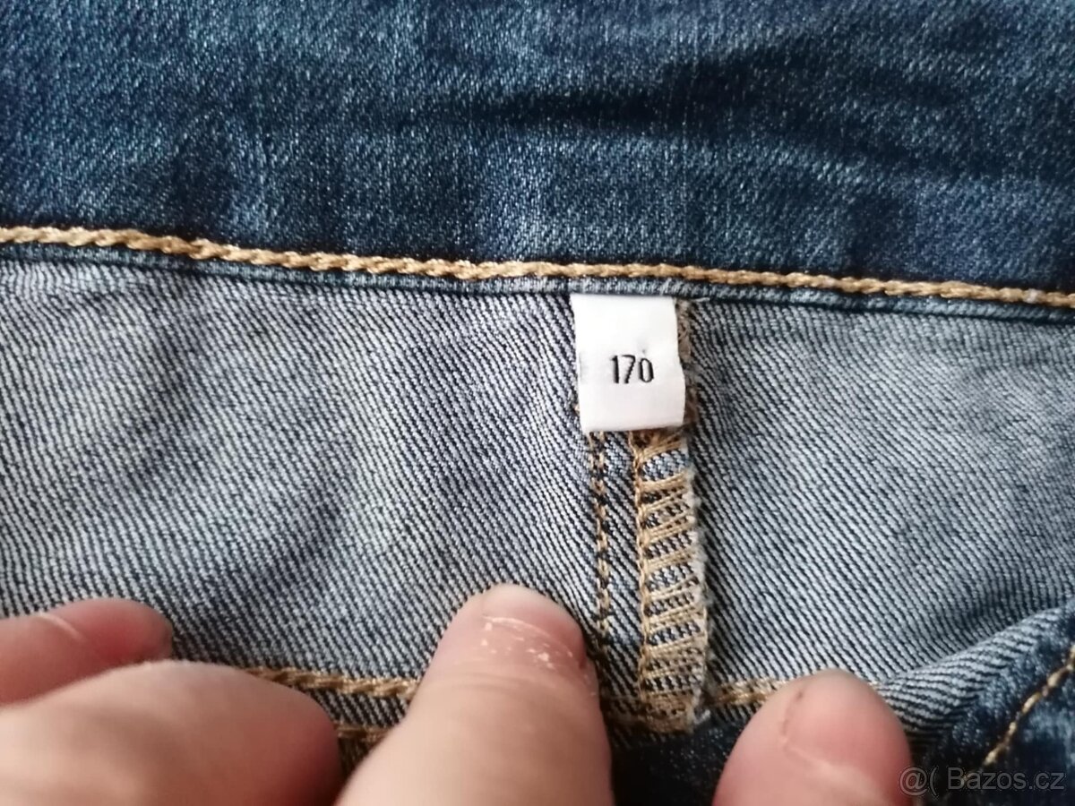 Dívčí riflové kraťasy here+there, vel. 170 - 4