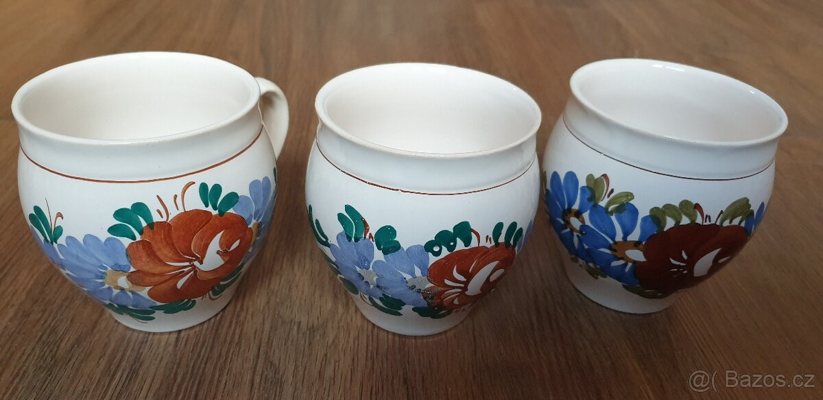 Chodská keramika, 3 bucláče - 4