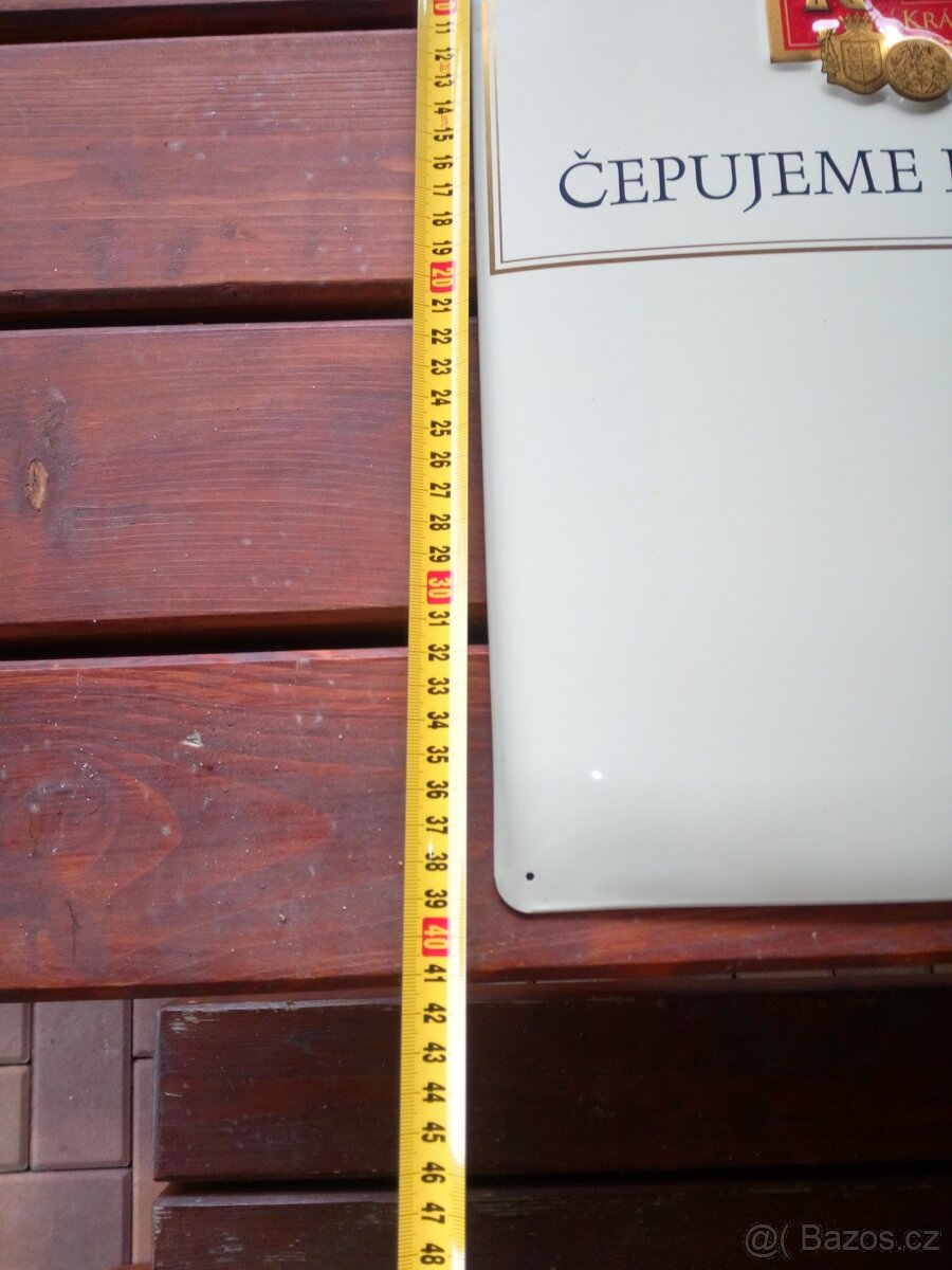 Plechová cedule Krušovice - 4