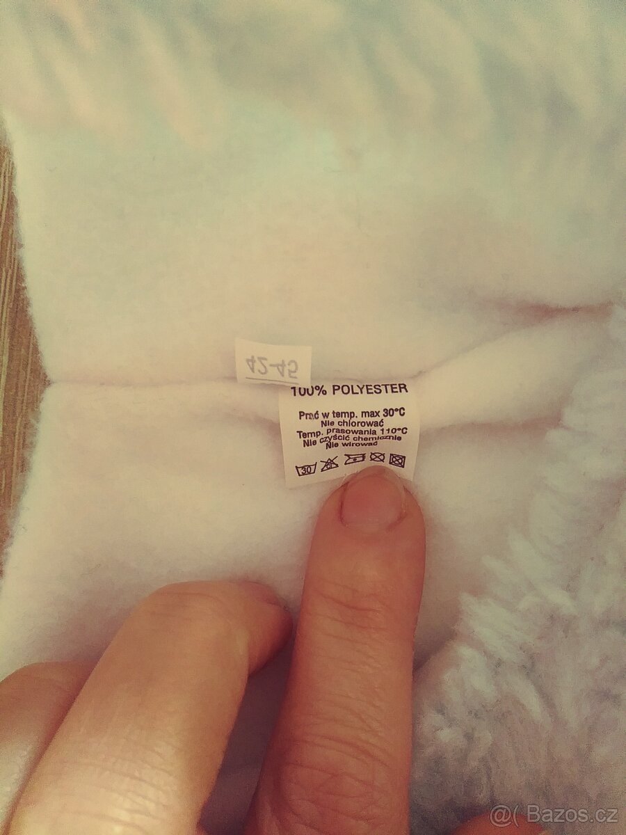 Kojenecká zimní čepice - vel. M (42-45) - 4