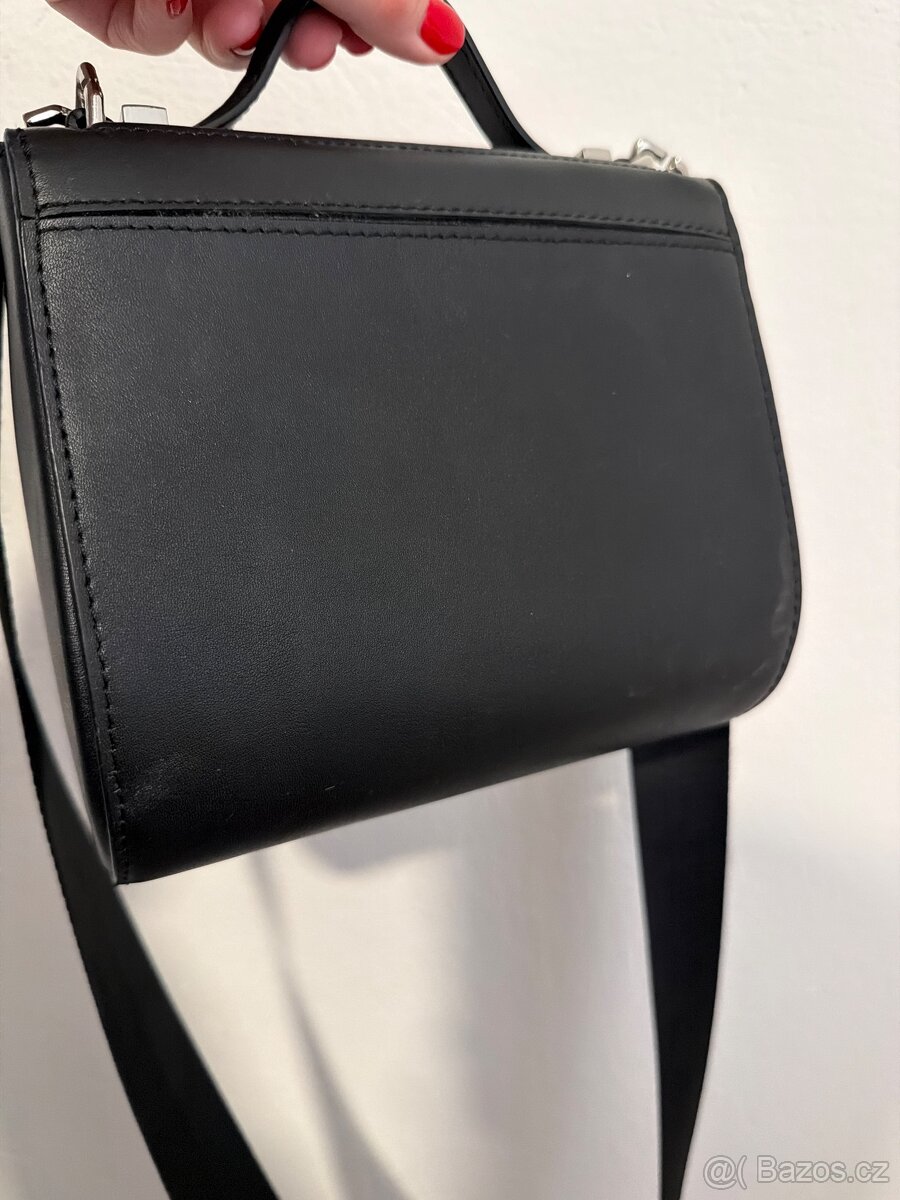 Givenchy Logo Strap Pandora Box Bag Leather Mini - 4