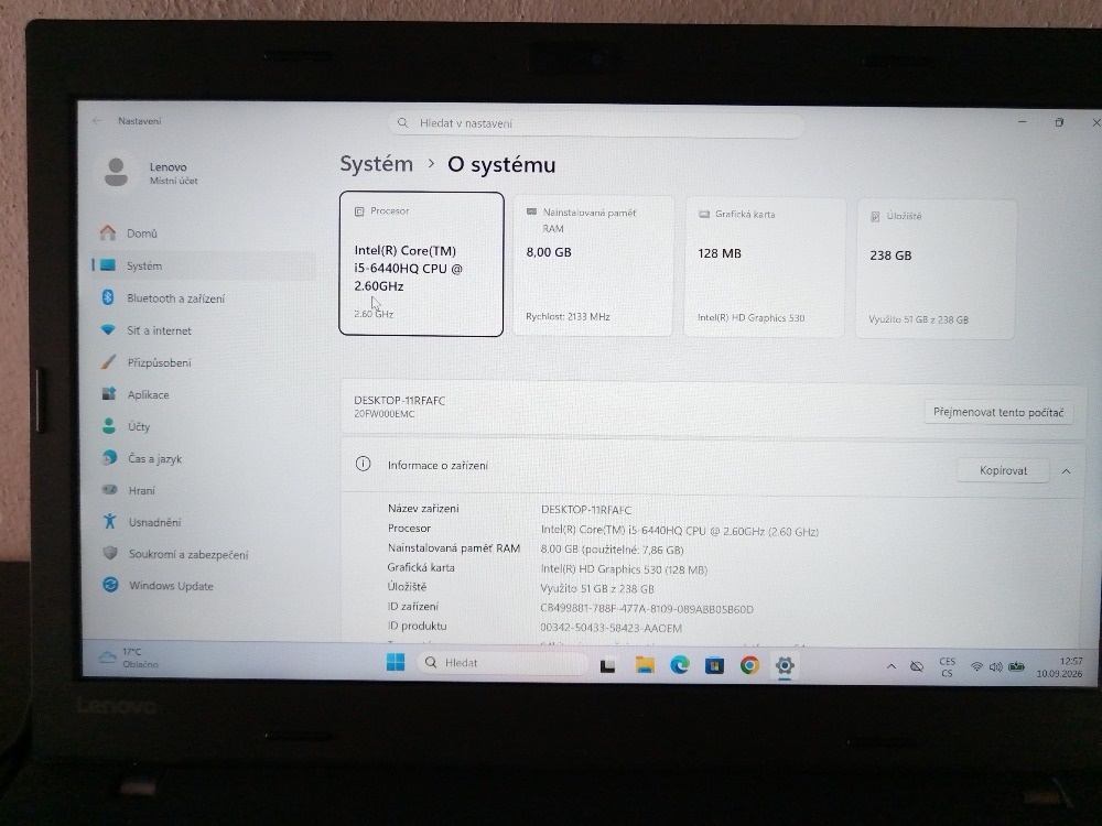 Notebook Lenovo ThinkPad T460p - 4