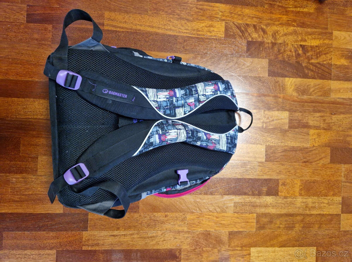 Školní dvoukomorový batoh BAGMASTER / SLEVA  - 4