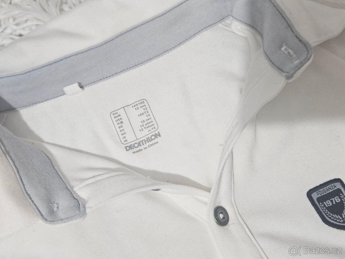 Dětské jezdecké závodní polo tričko 12 let - 4