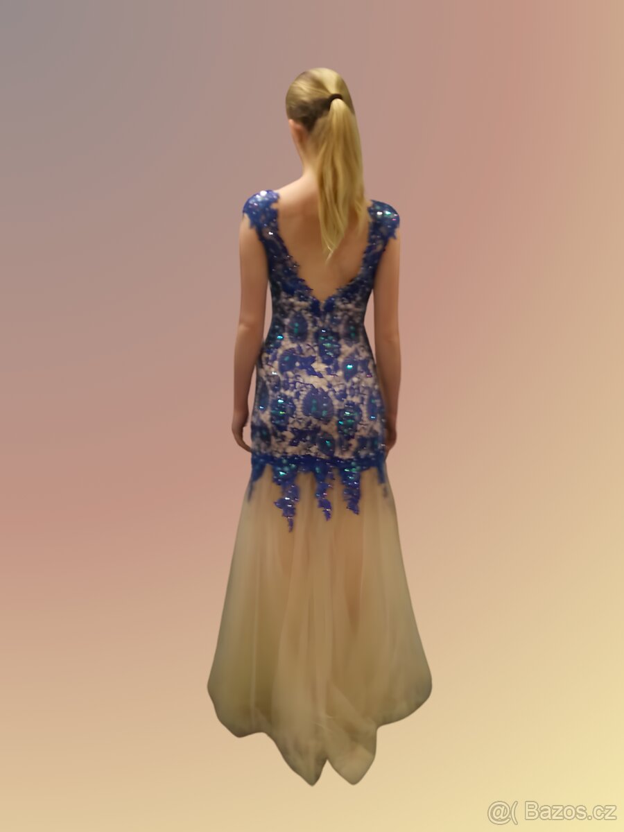 Plesové šaty vel.4 (cca 36-38) - 4