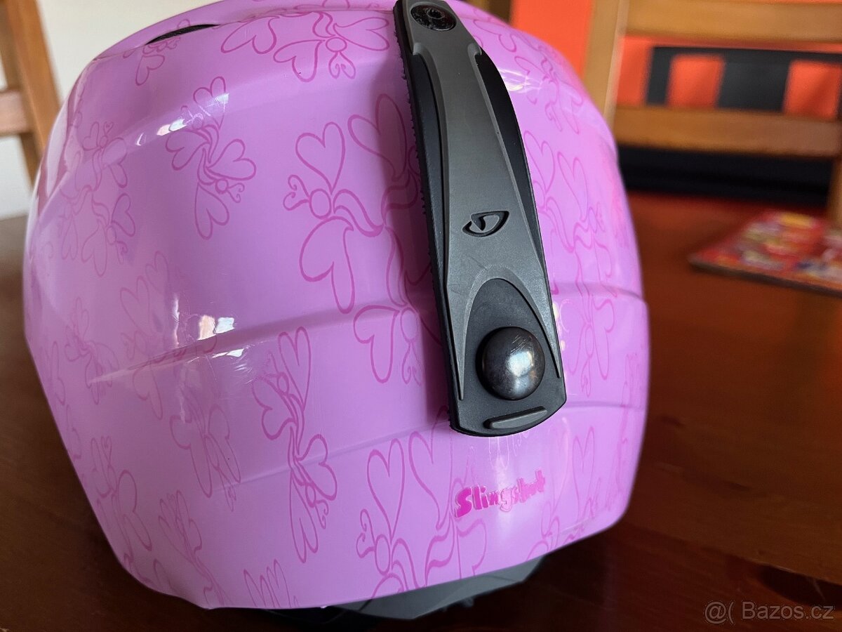 Dívčí lyžařská helma Giro Slingshot hearts, vel. XS/S - 4